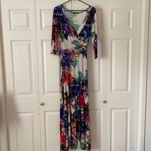 Floral maxi dress